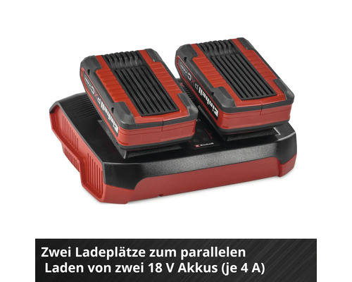 Einhell Ladegerät mit zwei 18 Volt Akkus