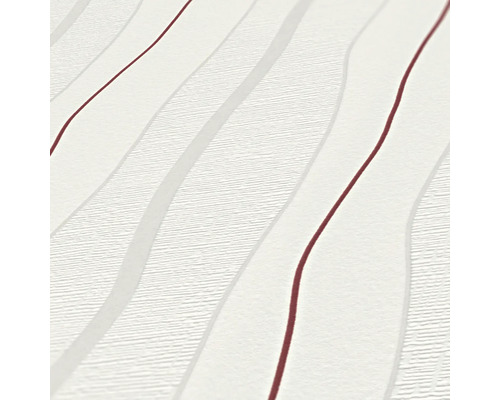 Nahaufnahme einer strukturierten Tapete mit Wellenmuster