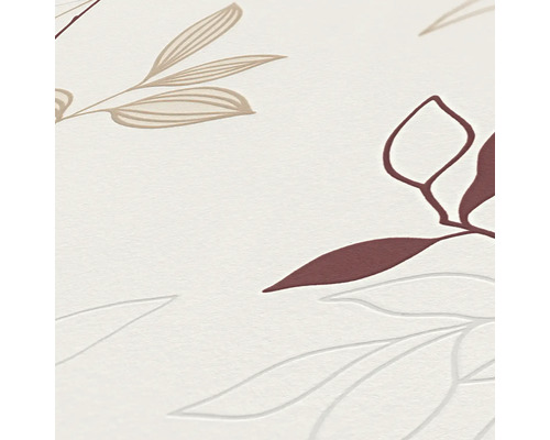 Nahaufnahme einer Tapete mit Blattmuster