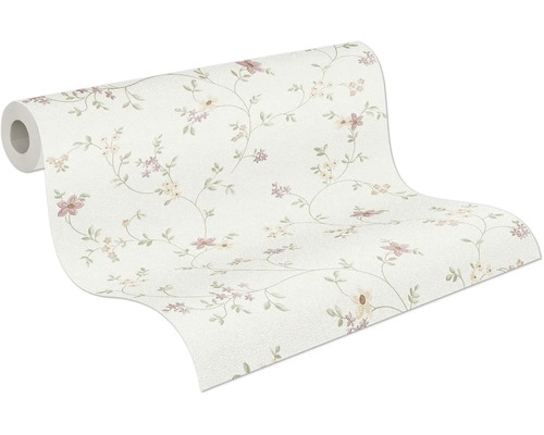 Tapetenrolle mit Blumenmuster