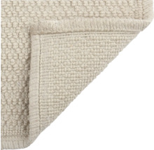 Detailansicht eines Teppichs mit gewebter Textur