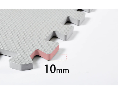 Detailansicht einer Puzzlespielmatte mit einer Dicke von 10 mm.