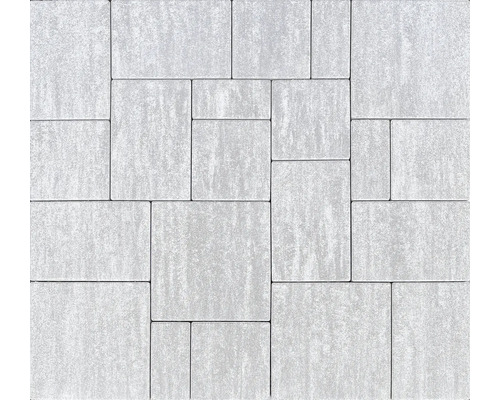 Pavés autobloquants en motif de pose