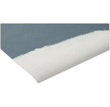 Motif de papier peint à texture lisse en bleu et blanc