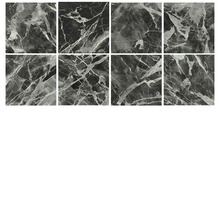 Acht Keramikfliesen in Marmoroptik