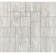 Pavés de différentes tailles posés