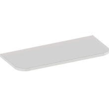 Tablette rectangulaire aux coins arrondis.