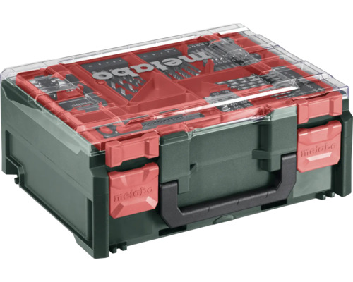 Mallette à outils Metabo avec jeu de forets