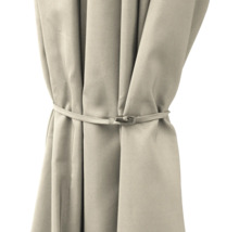 Rideau drapé avec fermeture