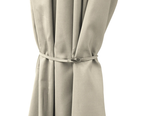 Rideau drapé avec fermeture