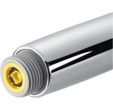 Raccord de flexible de douche en métal avec filetage