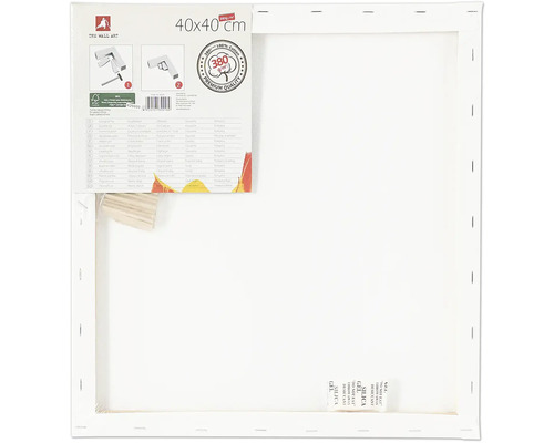 Châssis entoilé de dimensions 40 x 40 centimètres