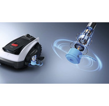 Robot tondeuse avec moteur illustré