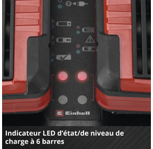 Chargeur Einhell avec indicateur d'état à LED