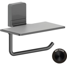 Porte-papier toilette avec étagère en finition mate