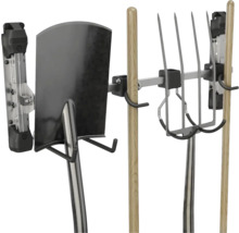 Support d'outils de jardin avec pelle et fourche