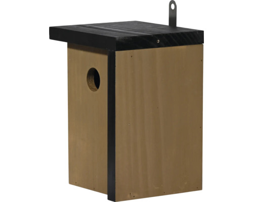 Nichoir en bois avec dispositif de suspension