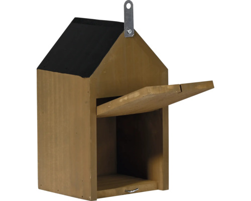Nichoir en bois avec porte ouvrante