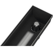 Gouttière noire avec drain