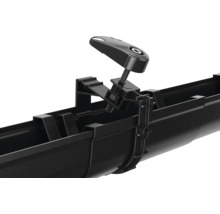 Fixation de gouttière avec serre-joint sur une gouttière