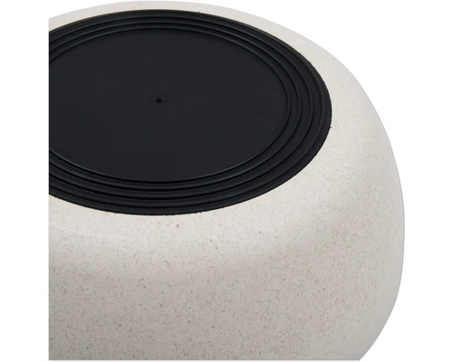 Dessous d'un pot de fleurs