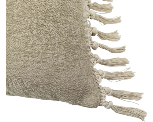 Dekokissen mit Fransen