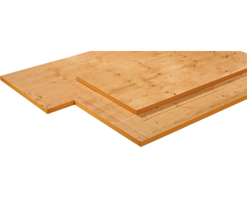 Verleimte Holzplatten aus Fichte