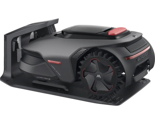 Mähroboter in Ladestation