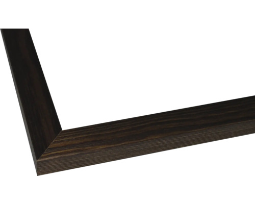 Eckdetail eines Holzbilderrahmens