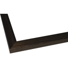 Bildecke eines Holzrahmens