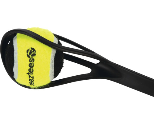 Tennisballschleuder mit Tennisball