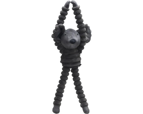 Graues Elefanten-Hundespielzeug mit Seilknoten