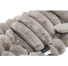 Graues, gefüttertes Nackenkissen zur Entspannung