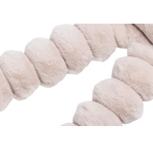 Spiralgirlande aus Kunstfell