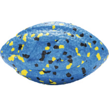 Blaues Wurfspielzeug mit Muster