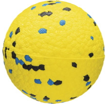 Gelber Hundeball mit Muster
