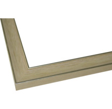 Eckansicht eines Holzbilderrahmen