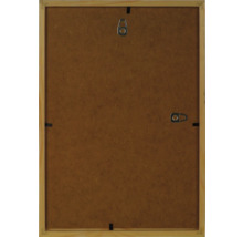 Rückseite eines Holzbilderrahmens mit Aufhängungen