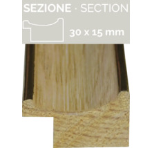 Profilleiste mit den Maßen 30 x 15 mm