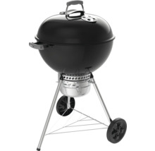 Barbecue boule avec couvercle, roues et espace de rangement