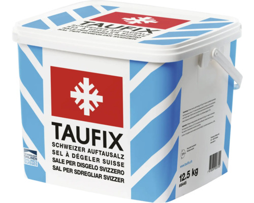 Taufix Sel de déneigement en seau, 12.5 kilogrammes