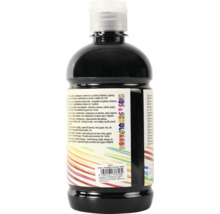 Peinture noire pour enfants pour peindre sur toile, tissu et papier