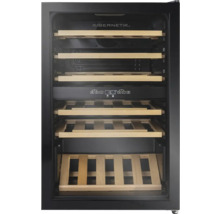 Cave à vin climatisée avec clayettes en bois pour bouteilles de vin