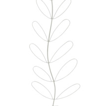 Illustration eines stilisierten Pflanzenstiels mit Blättern