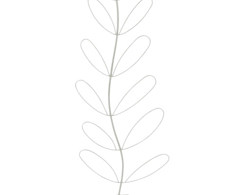 Illustration eines stilisierten Pflanzenstiels mit Blättern