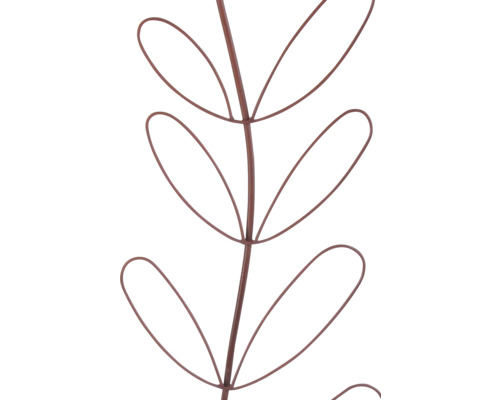 Dekorative Metallpflanze mit filigranen Blättern