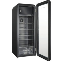 Réfrigérateur à boissons avec porte en verre et plusieurs étagères