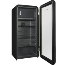 Réfrigérateur à boissons avec porte vitrée et plusieurs étagères