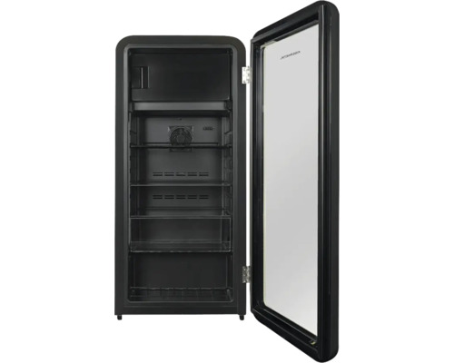 Réfrigérateur à boissons avec porte en verre et étagères intérieures