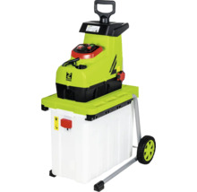 Zipper Häcksler mit Fangkorb und Rädern für den einfachen Transport